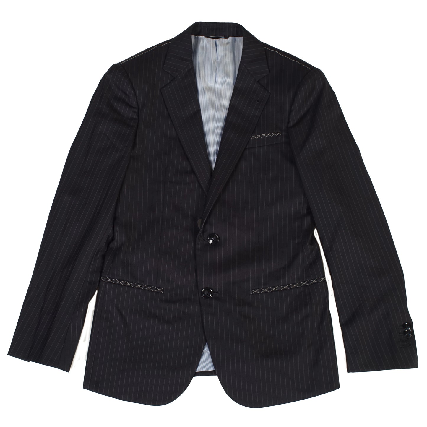 Giorgio Armani Grey Blue Blazer