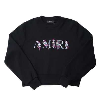 AMIRI Logo-Embroidered Loopback Cotton Jersey Sweatshirt