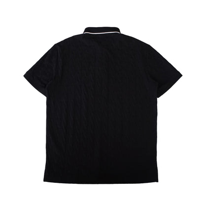 Armani Exchange Monogram Jacquard Polo T-Shirt