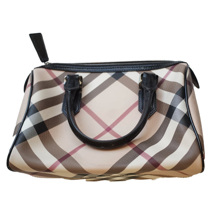 Burberry Small Bowling Bag - Haymarket Check