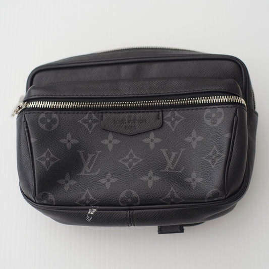 Louis Vuitton Outdoor Bumbag Monogram Eclipse Taigarama Black