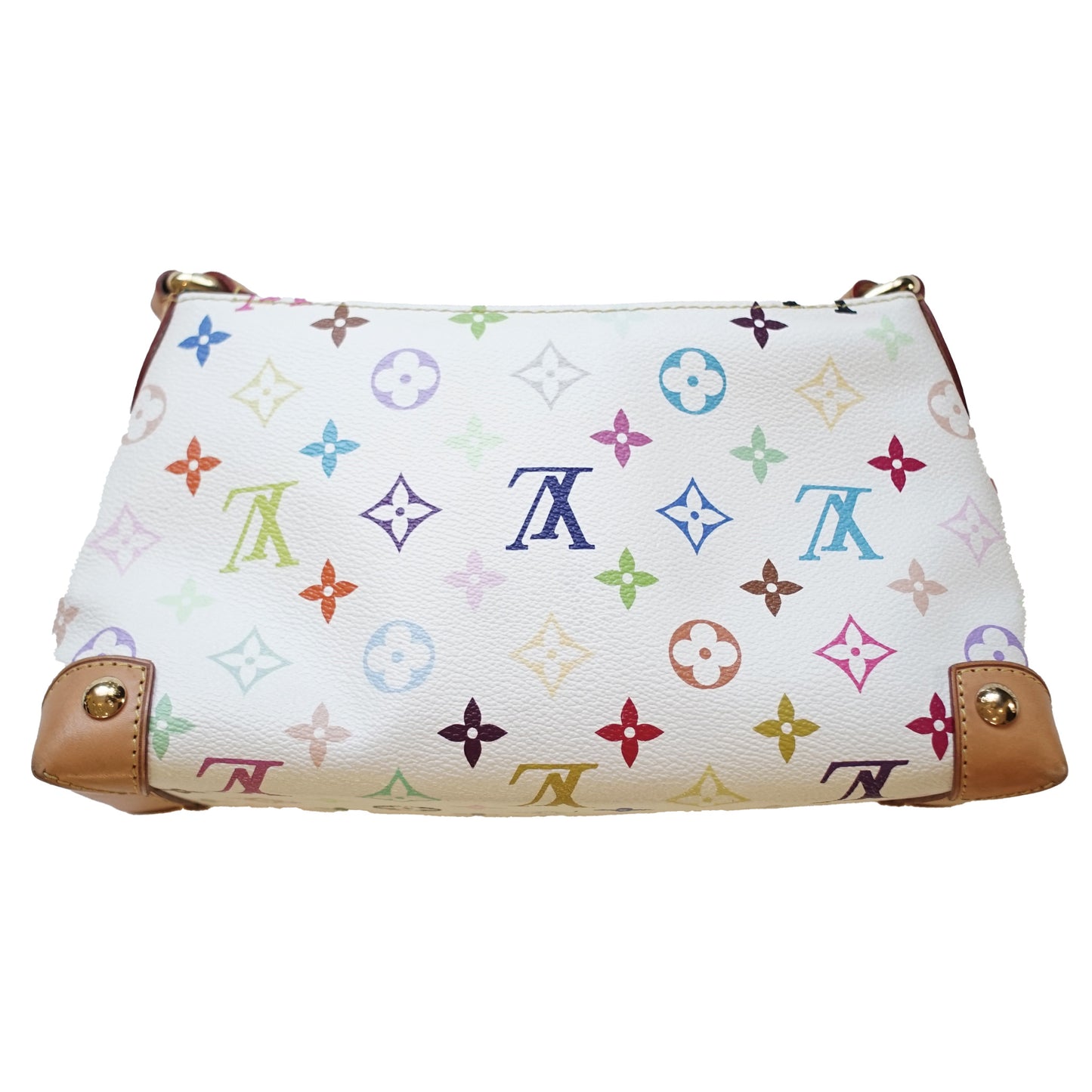 Louis Vuitton Vintage Eliza Shoulder Bag- Monogram Multicolore in white