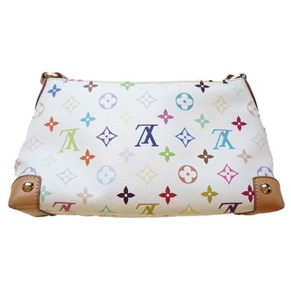 Louis Vuitton Vintage Eliza Shoulder Bag- Monogram Multicolore in white