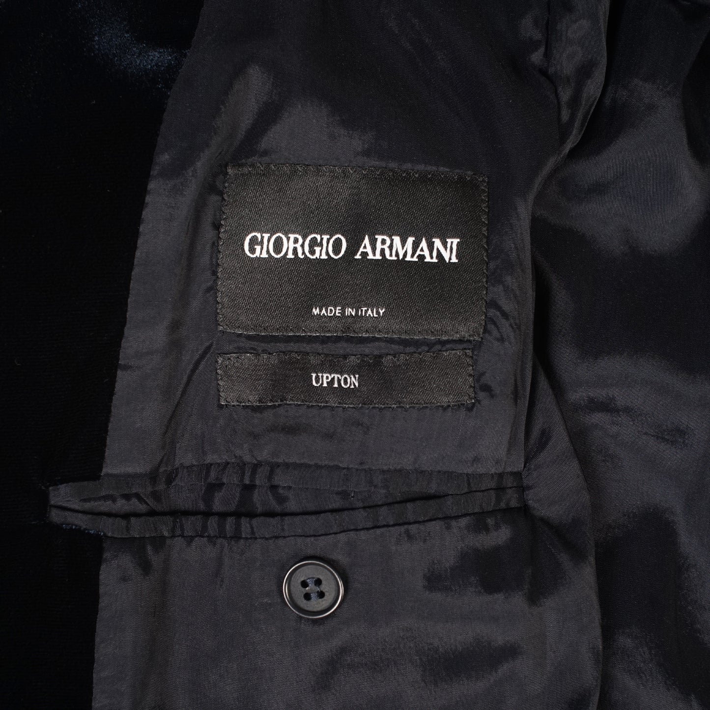Giorgio Armani Blue Velvet Blazer