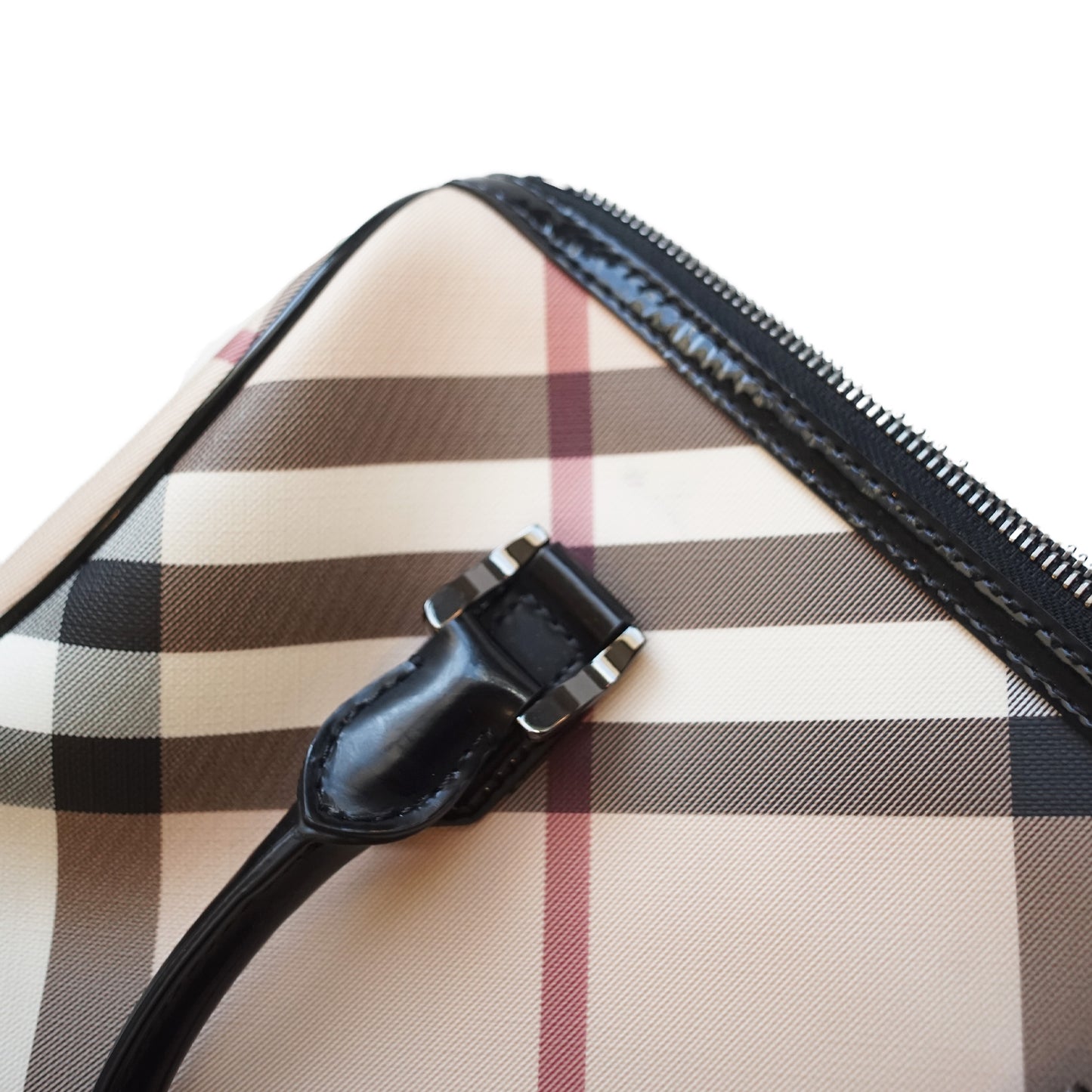 Burberry Small Bowling Bag - Haymarket Check