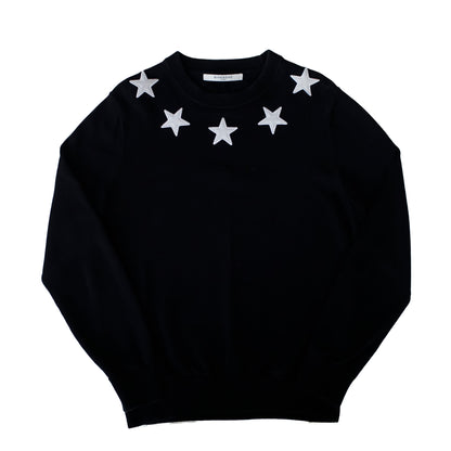 Givenchy Star Crewneck Knitted Sweatshirt