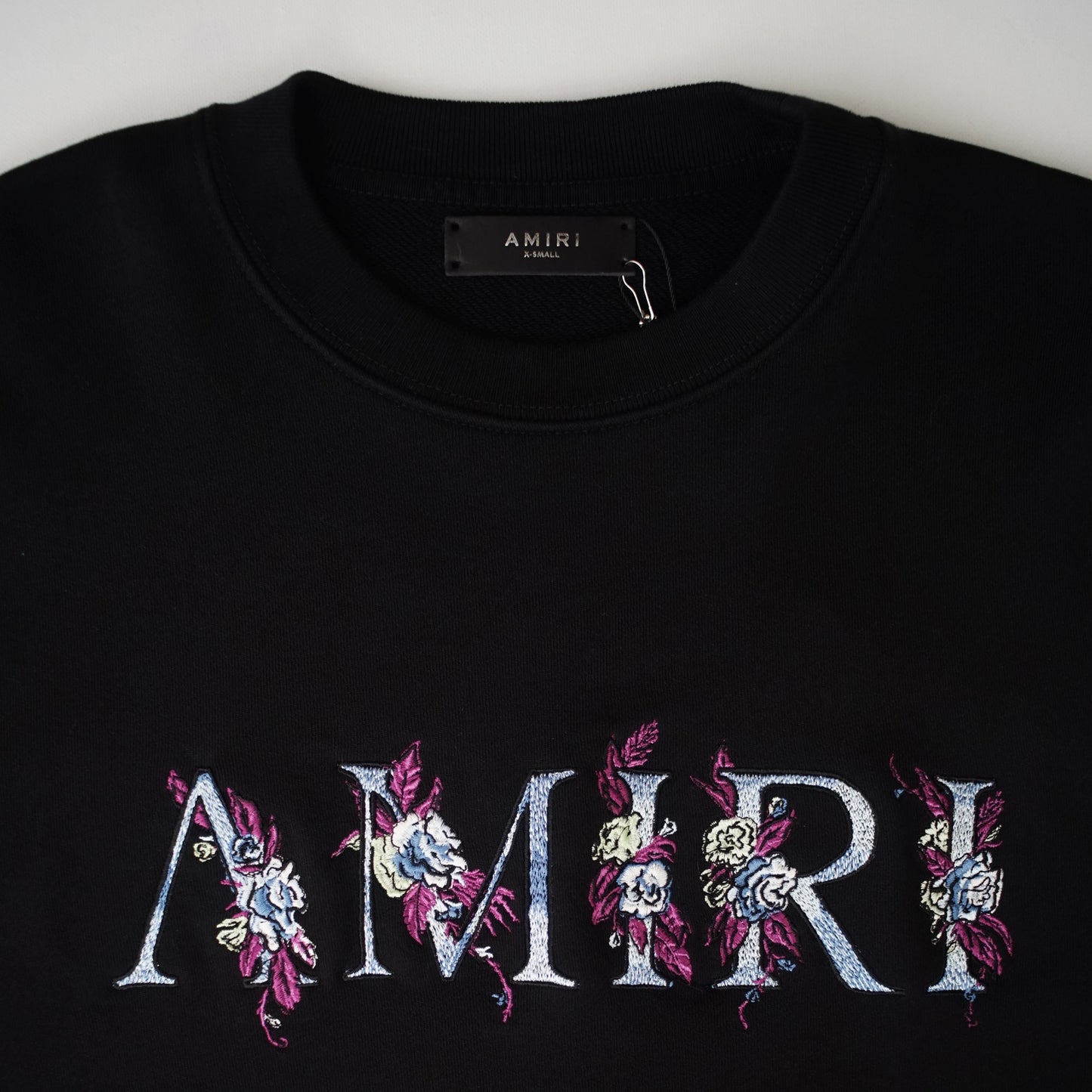 AMIRI Logo-Embroidered Loopback Cotton Jersey Sweatshirt
