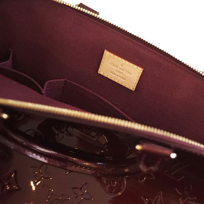 Louis Vuitton Almba BB - Monogram Vernis in Amarante