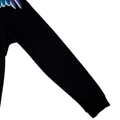 Marcelo Burlon County of Milan Black & Blue Wings Sweatshirt