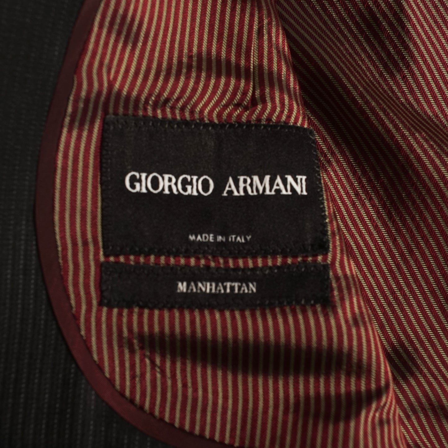 Giorgio Armani Striped Grey Blazer