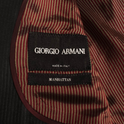 Giorgio Armani Striped Grey Blazer