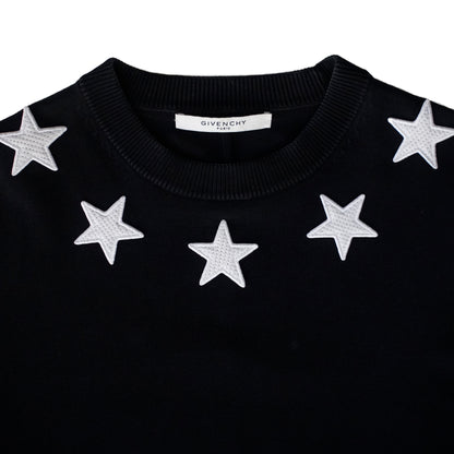 Givenchy Star Crewneck Knitted Sweatshirt