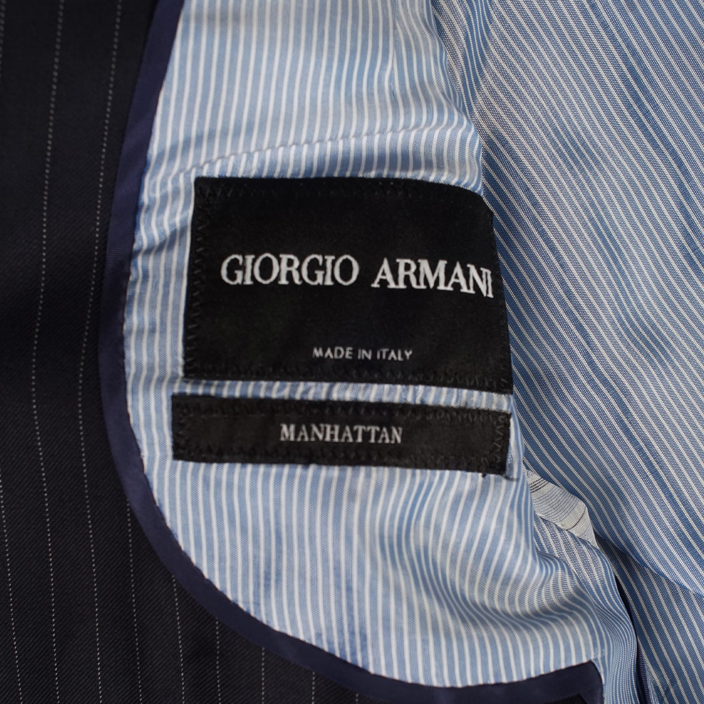 Giorgio Armani Grey Blue Blazer