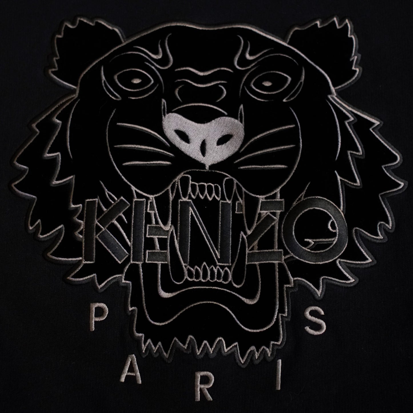 Kenzo Tiger Metallic Embroidered Sweatshirt