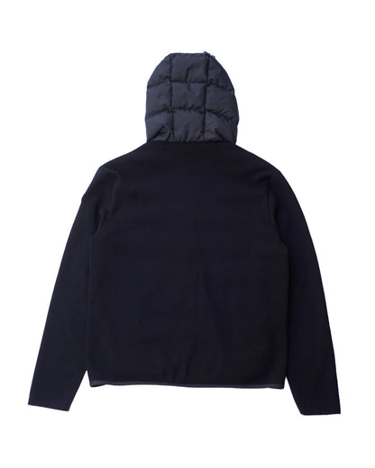 Moncler Padded Wool Zip-Up Hoodie