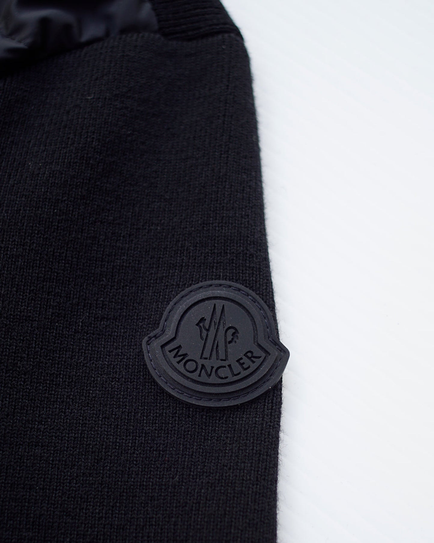Moncler Padded Wool Zip-Up Hoodie