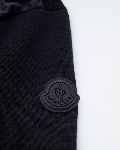 Moncler Padded Wool Zip-Up Hoodie