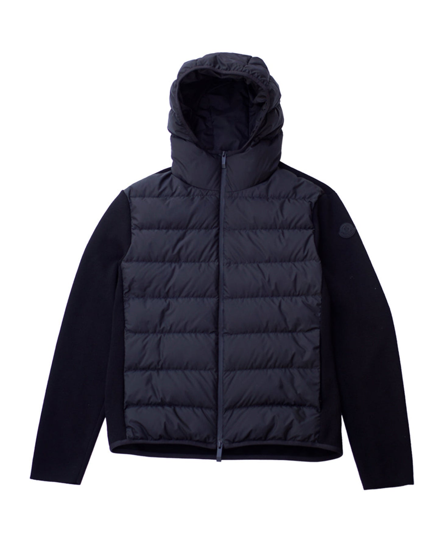 Moncler Padded Wool Zip-Up Hoodie